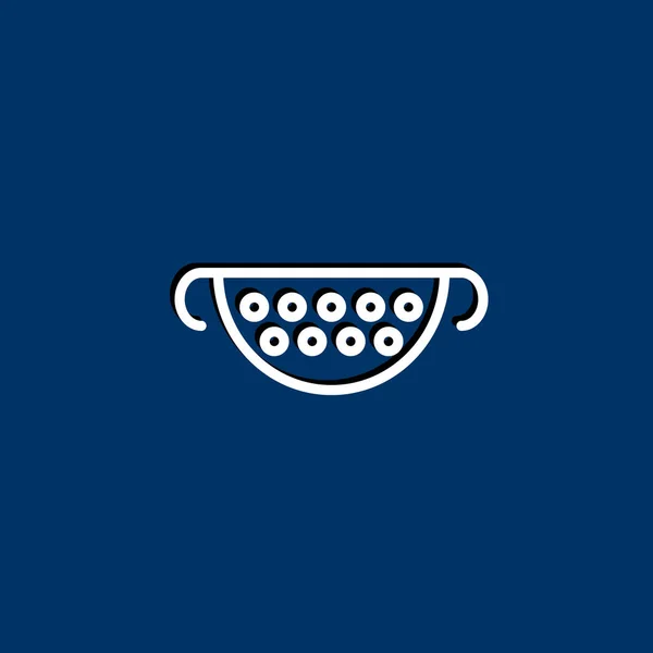 Cullender icono simple — Vector de stock