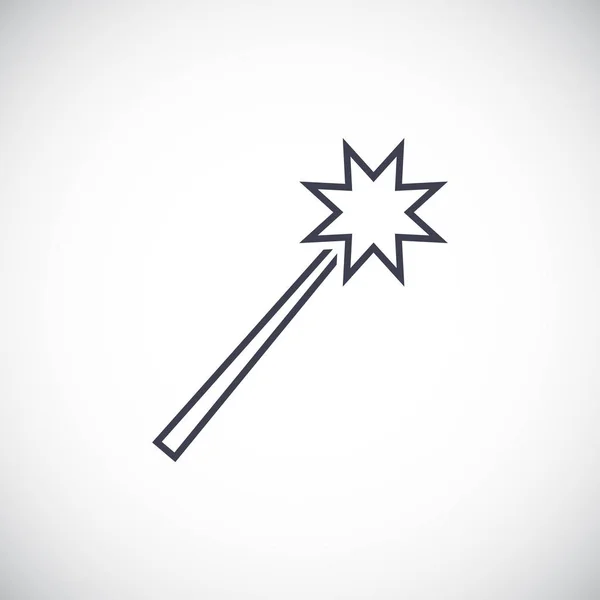 Иконка волшебной палочки — стоковый вектор