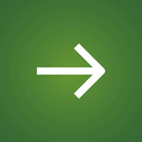 Jednoduchý ikona šipky — Stockový vektor