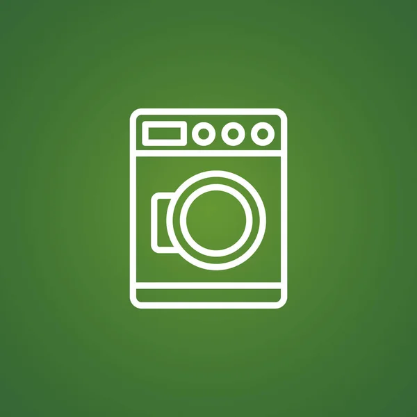 Machine à laver icône simple — Image vectorielle