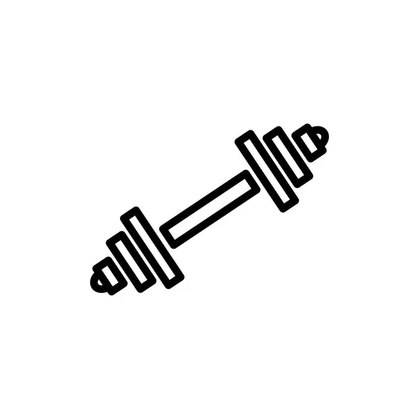 Barbell simple icon — Stock Vector