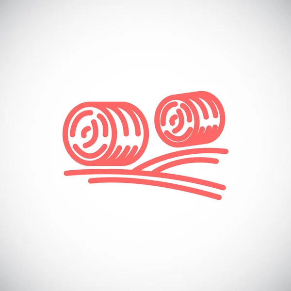 Hay rolls icon — Stock Illustration Hay rolls icon Stock Illustration