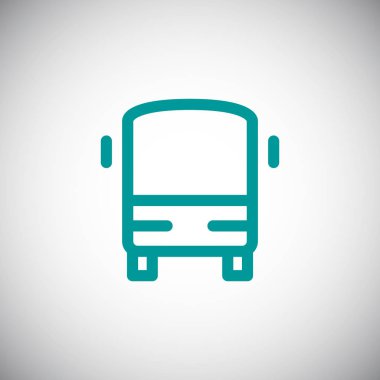 Otobüs Basit Simgesi