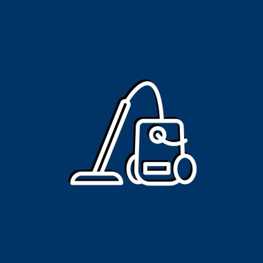 Elektrikli süpürge basit simgesi