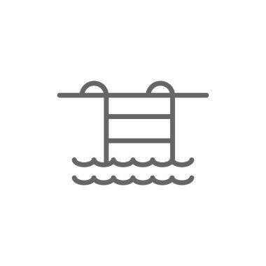 Havuzu basit simgesi