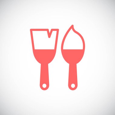 boya fırçası düz simgesi