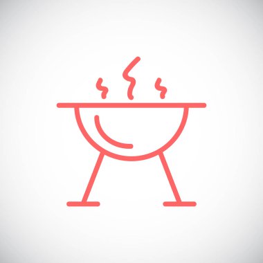 mangal barbekü simgesi