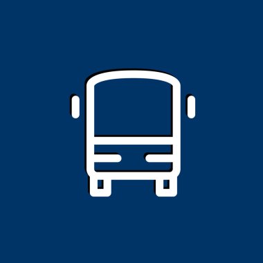 Otobüs Basit Simgesi