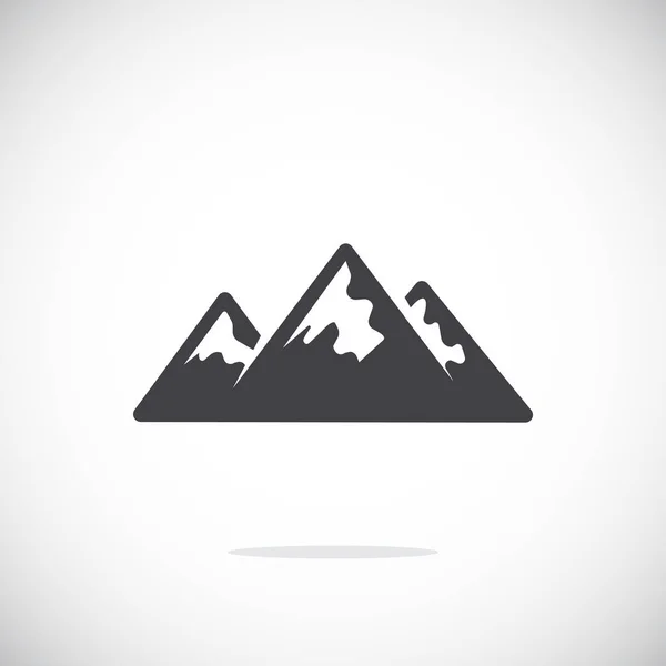 Dağlar simge tasarlamak — Stok Vektör
