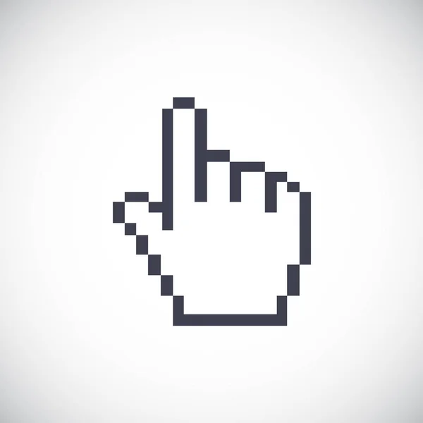 Hånd flat Icon – stockvektor