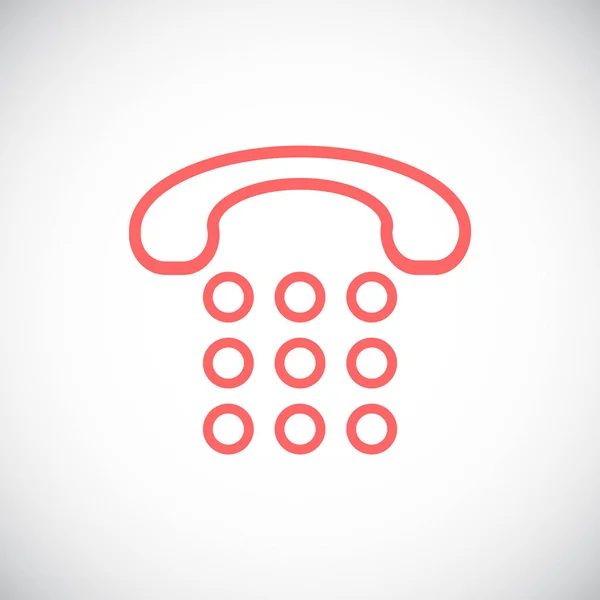 Teléfono, Icono de llamada — Vector de stock