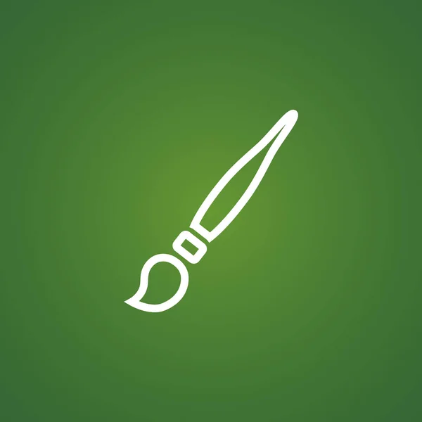 Konstnären pensel ikon — Stock vektor
