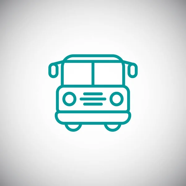 Bus Icono simple — Archivo Imágenes Vectoriales
