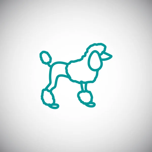 Fino köpeği satırı simgesi — Stok Vektör