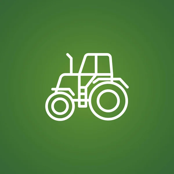 Tractor simple icon — Stock Vector