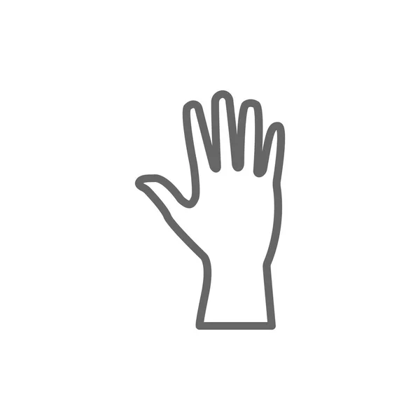 Menselijk handpictogram — Stockvector