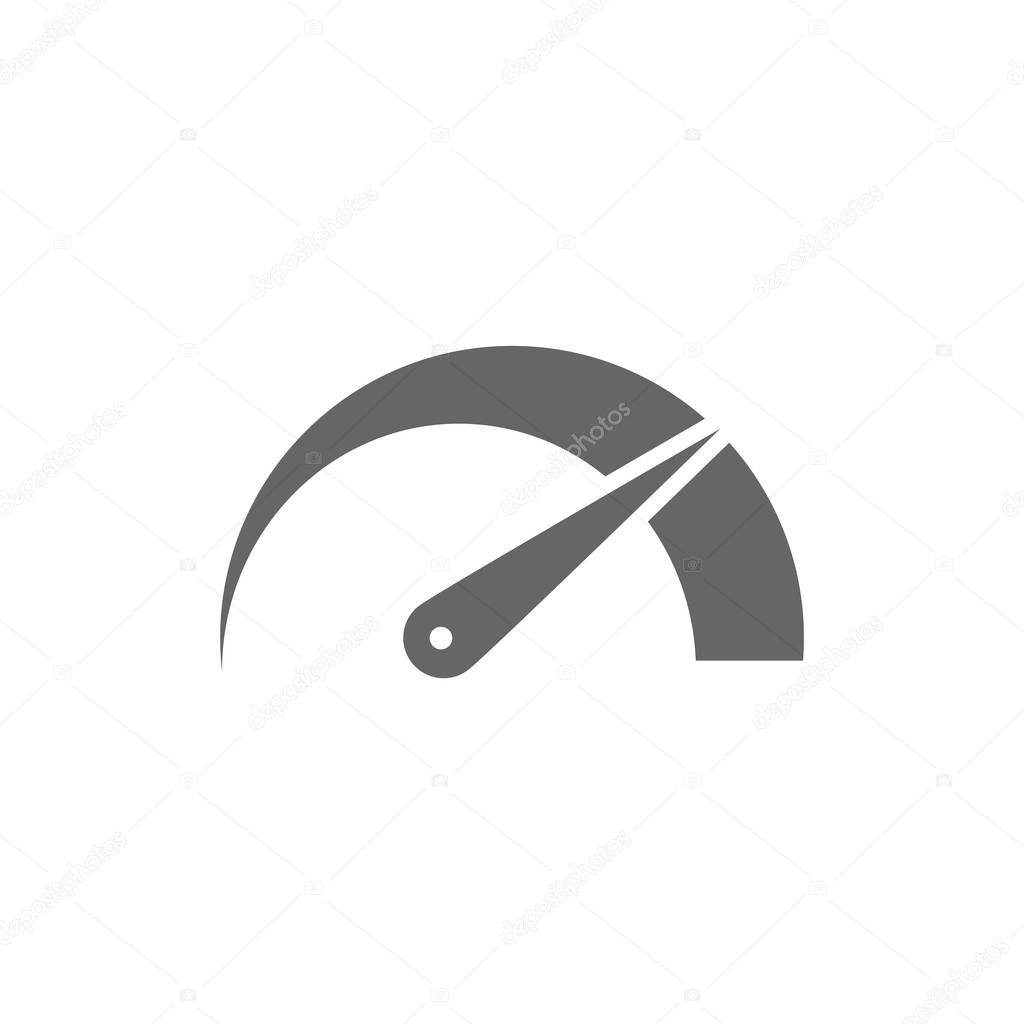 speedometer flat style icon