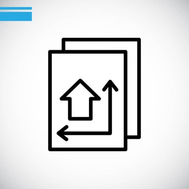 İnşaat planı simgesi