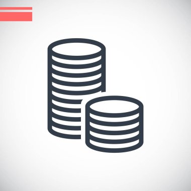 Para sikkeleri simgesi