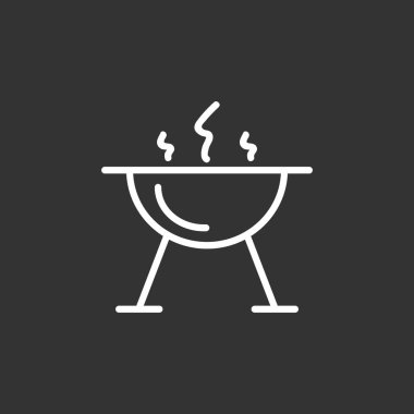 mangal barbekü simgesi