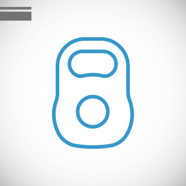 Dumbbell basit simgesi