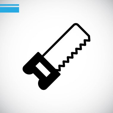 demir testeresi düz simgesi