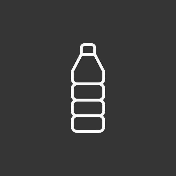 Plastflaska ikon — Stock vektor