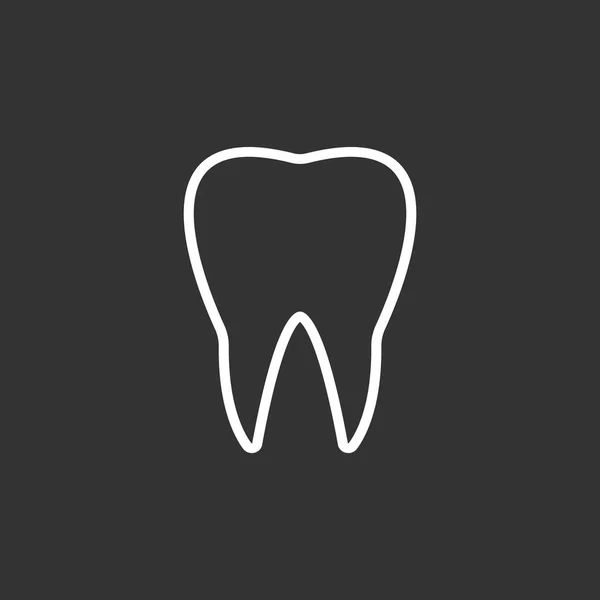 Ícone dos dentes dos desenhos animados —  Vetores de Stock