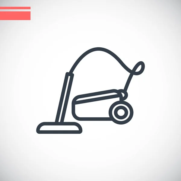 Ikon vacuum cleaner - Stok Vektor