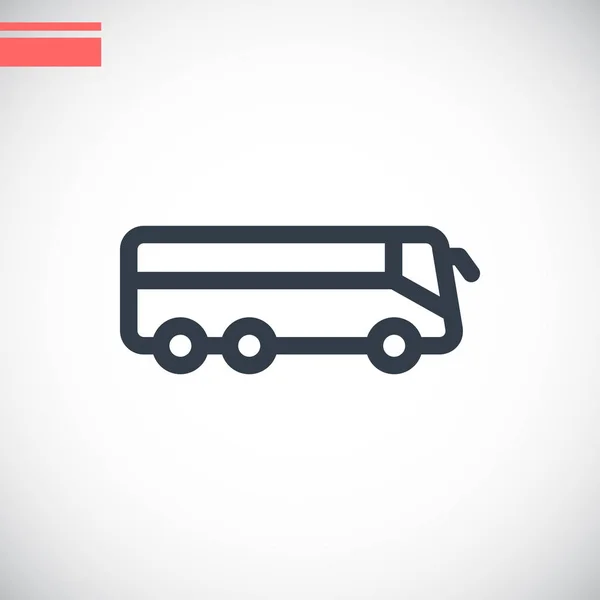 Buszsík ikon — Stock Vector