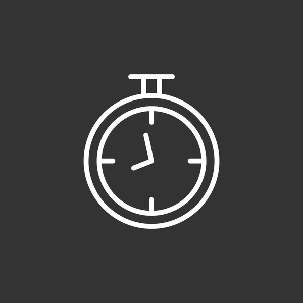 Timer klokpictogram — Stockvector