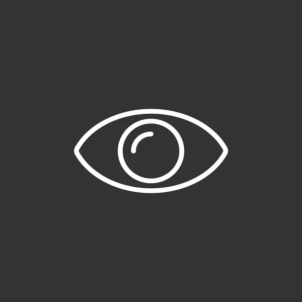 Ícone olho humano —  Vetores de Stock