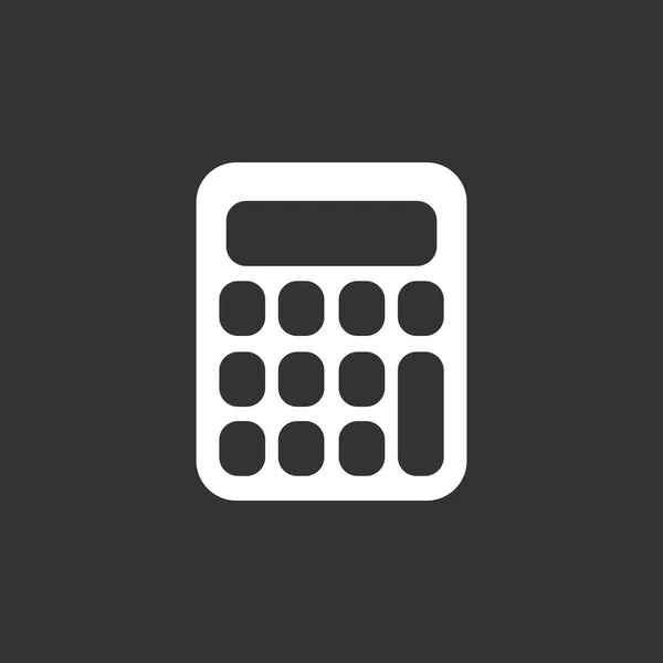 Kalkulator płaskie logo — Wektor stockowy