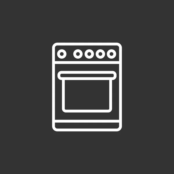 Kuchnia mikrofalowa ikona — Wektor stockowy