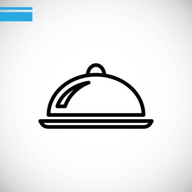 Restoran cloche simgesi