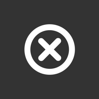 İptal düğmesi simgesi