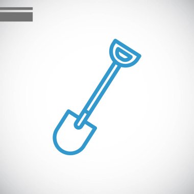 bahçe küreği simgesi