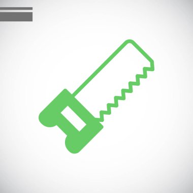 demir testeresi düz simgesi