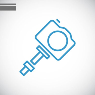 fotoğraf kamera düz simgesi