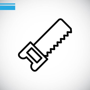 demir testeresi düz simgesi