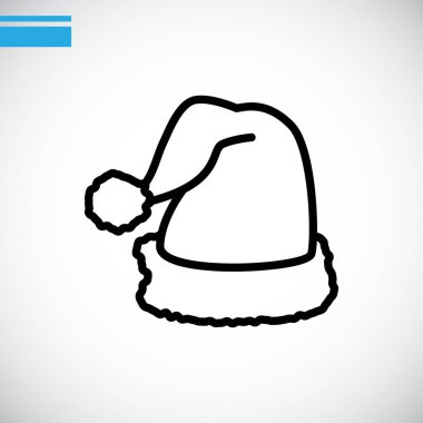 Noel Baba şapka simgesi