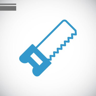 demir testeresi düz simgesi