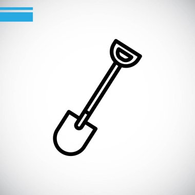 bahçe küreği simgesi