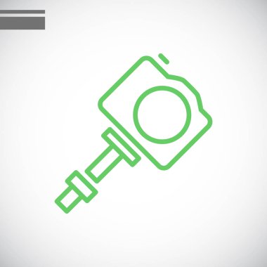 fotoğraf kamera düz simgesi