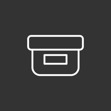 yiyecek kabı simgesi