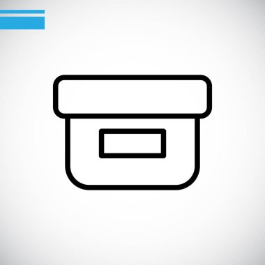 yiyecek kabı simgesi