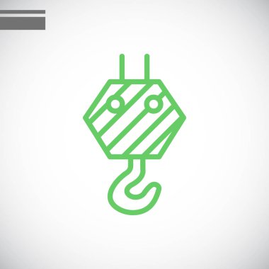 inşaat vinç simgesi 