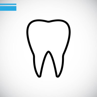 çizgi film diş simgesi