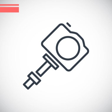 fotoğraf kamera düz simgesi