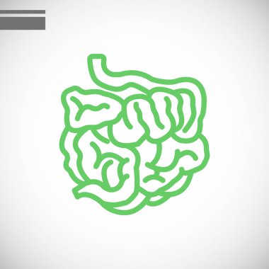 Anatomi bağırsak simgesi